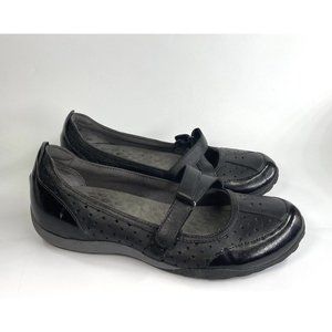 Clarks Privo Black Leather Flats Women Shoes Comfort  Size US 7M